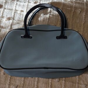 Lacoste Light Blue Tote with Black Accents